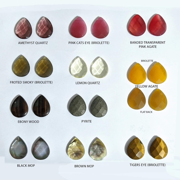 NFSA - Allison Earrings Stone Catalog - Picture 1 of 2